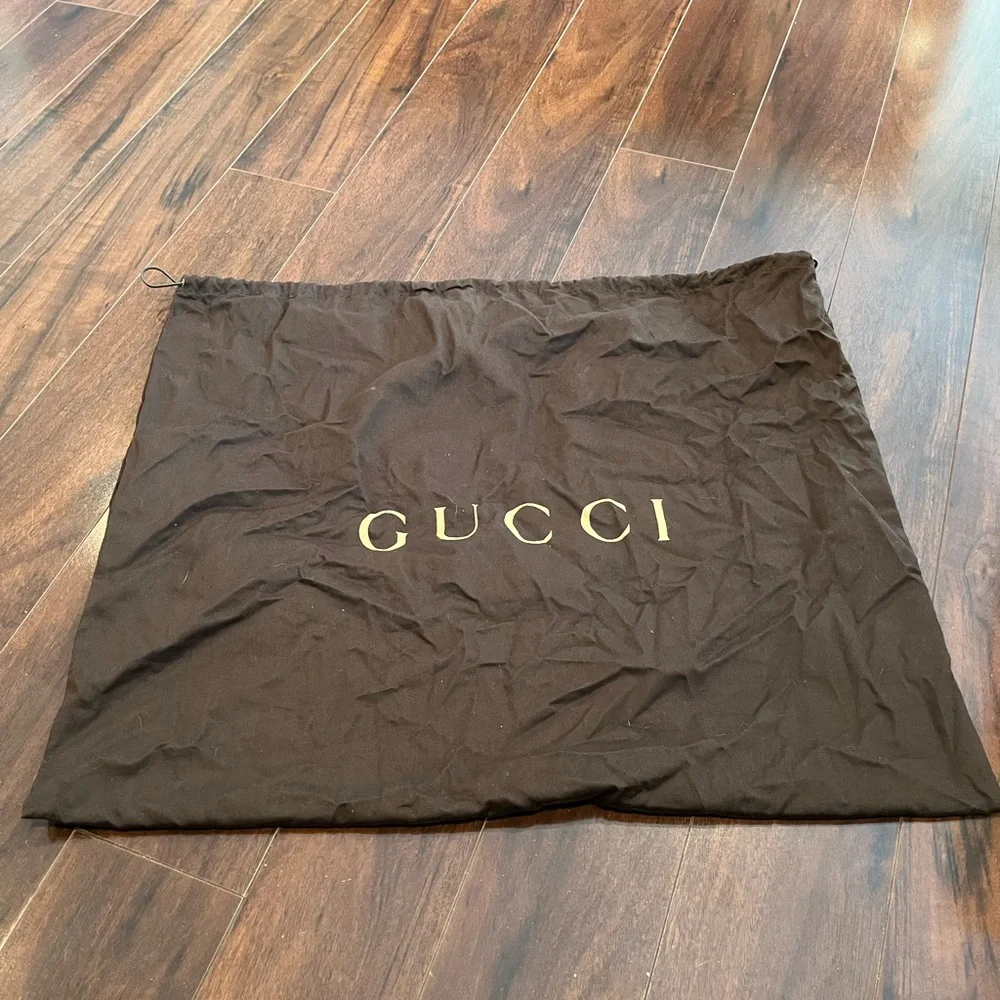 Authentic Gucci Web Canvas GG Diaper Bag Tote Handbag Red Green